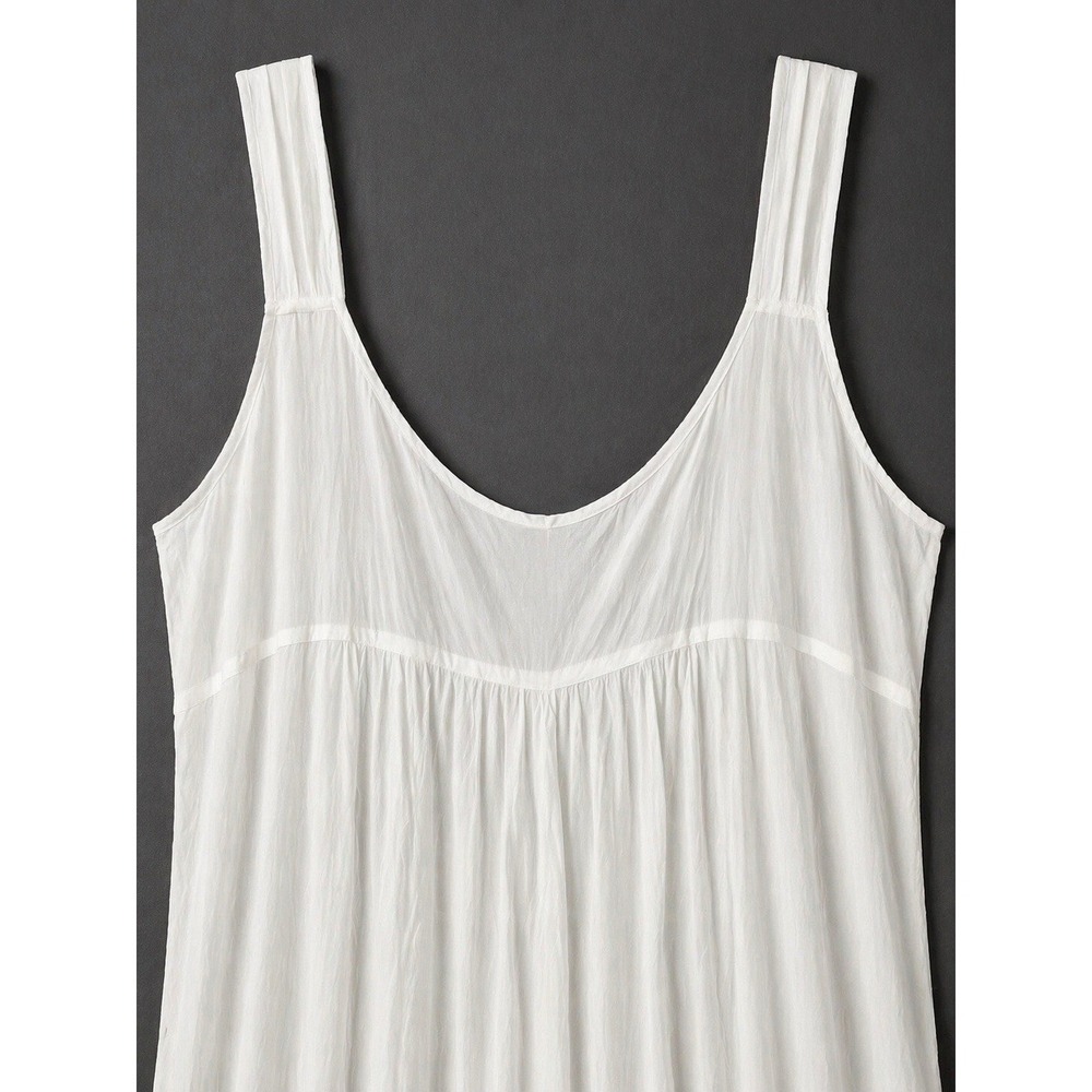 Johnny Was White Tonal Floral Embroidered Maxi Dress Womens XXL Fits L-XL  Beach - Picture 4 of 8